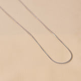 Silver Dotted Box Chain