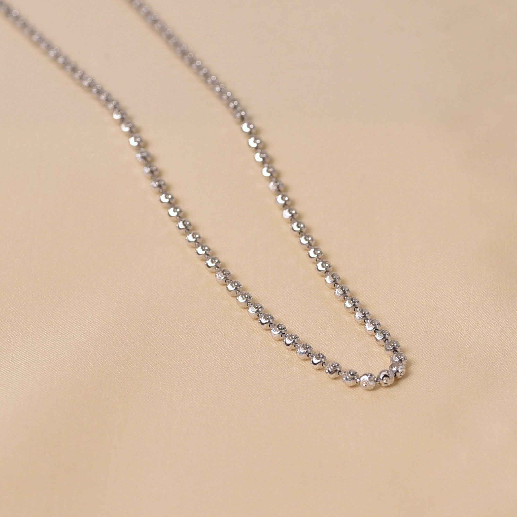 Sterlling Silver Molly Dot Fancy Chain - 18"