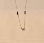 Silver Swastik design Mangalsutra for women