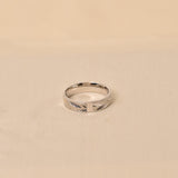 925 Silver Chevron Ring