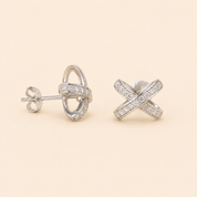 Crossroads Diamond Earrings