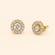 925 Silver Manali Studs Gold