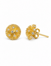 Sterling Avni Diamond Earring-Gold