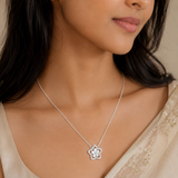 925 Silver Shiny Star Necklace