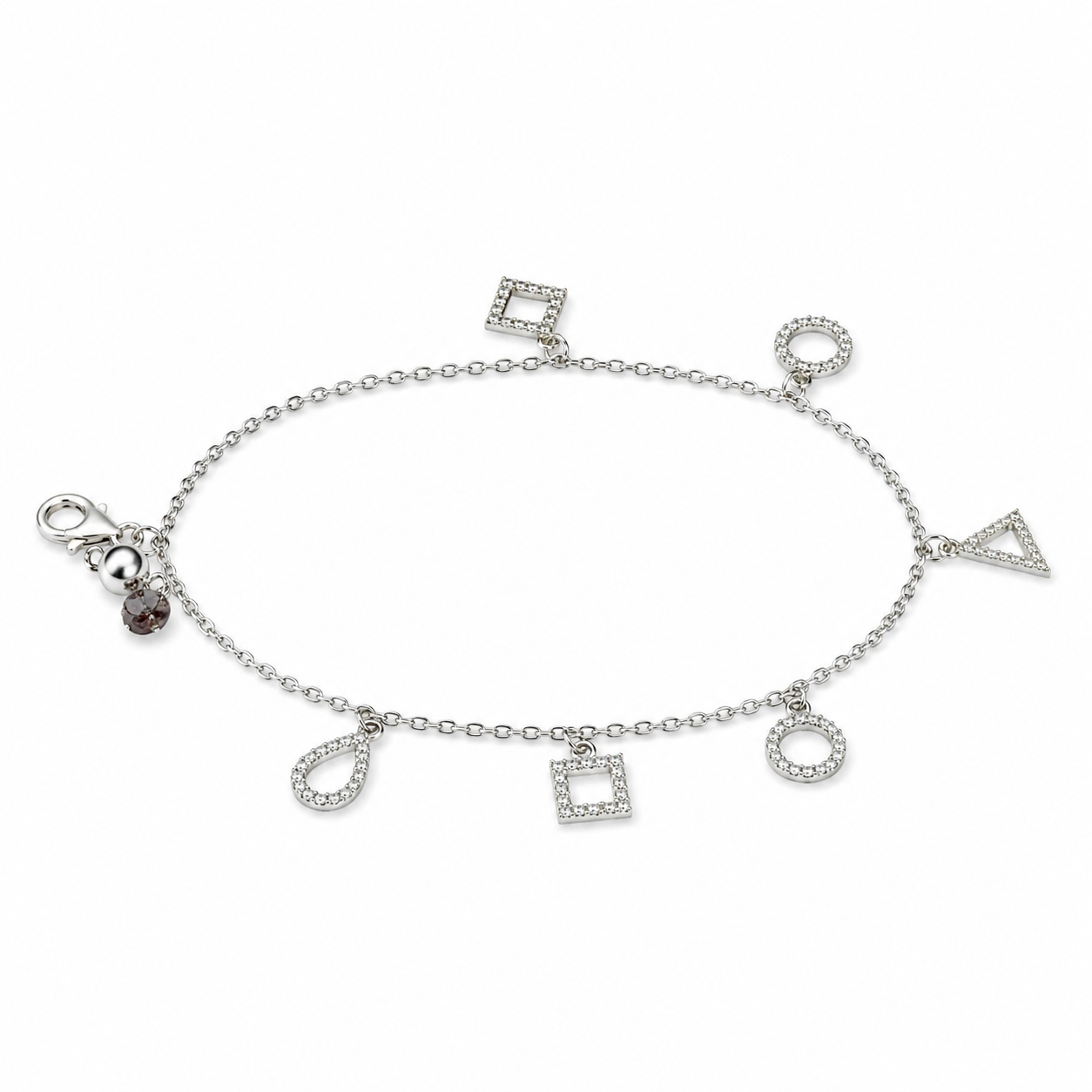 925 Silver Geometric Bracelet