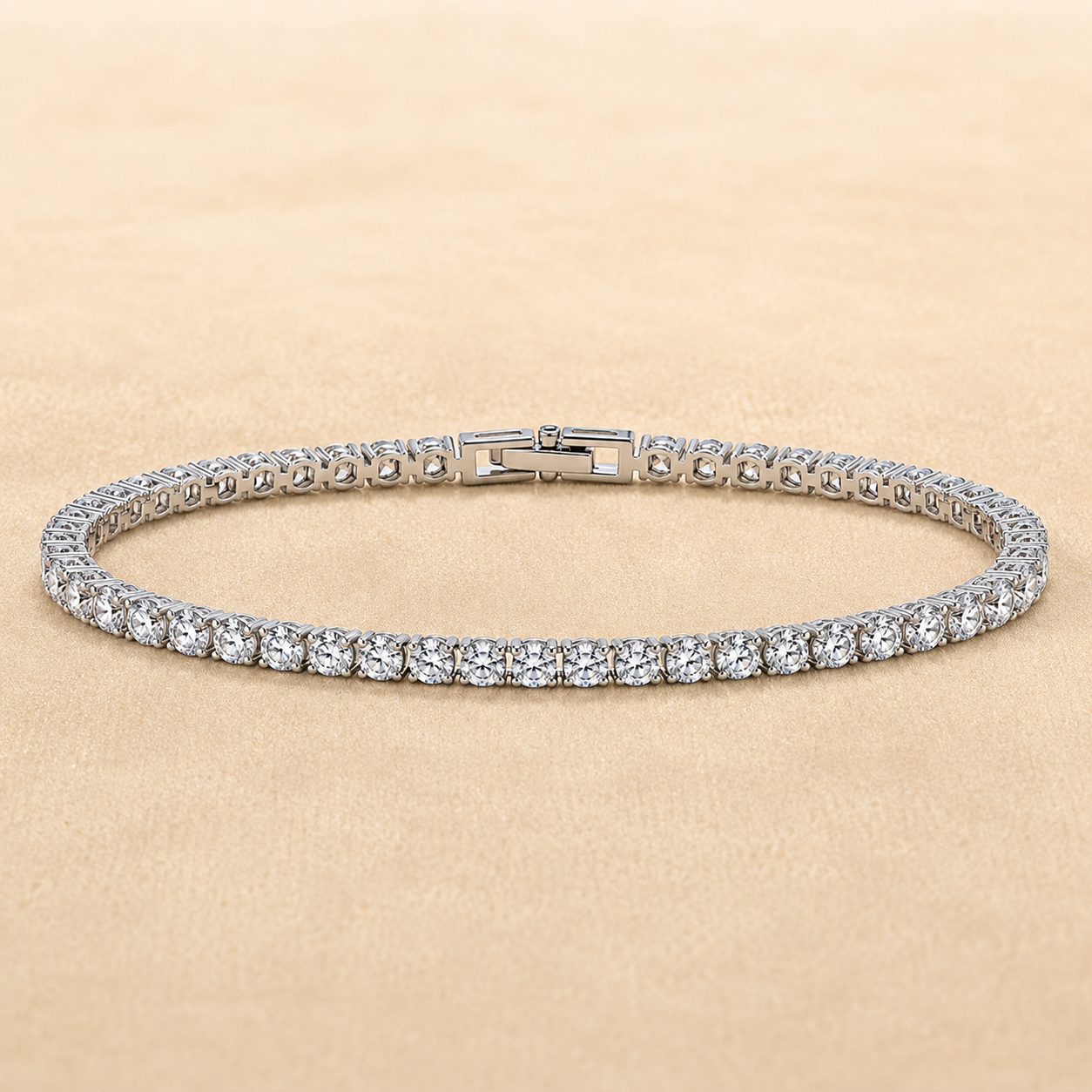 Round Anna Tennis Bracelet