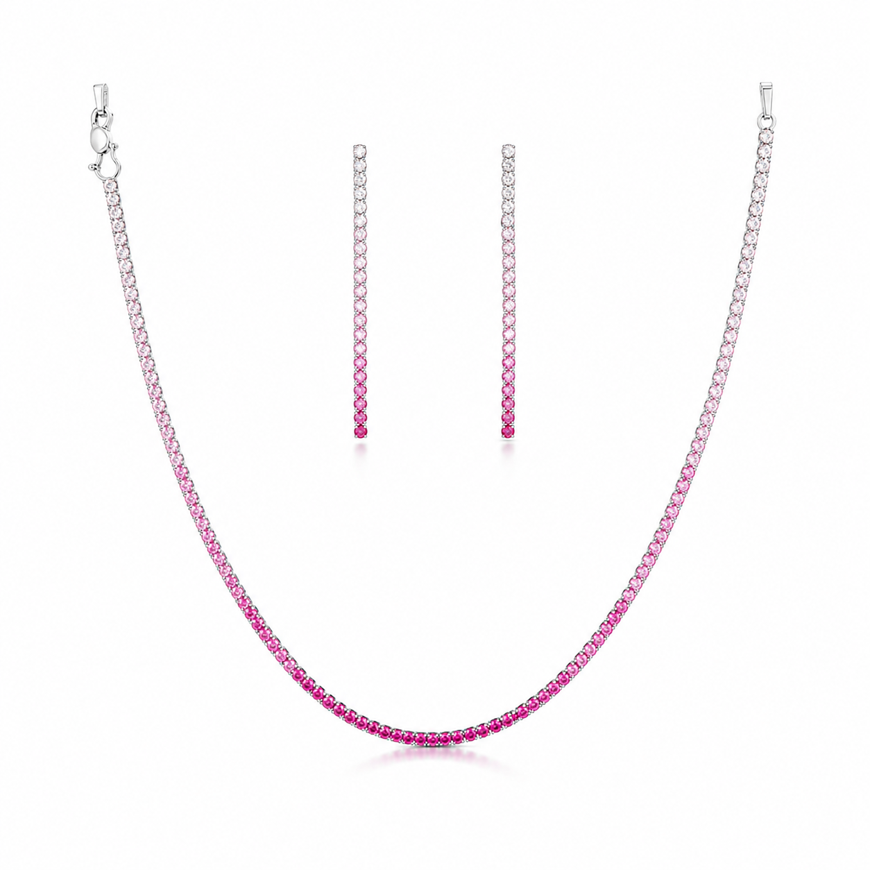 Nikita Necklace set - Pink