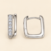 925 Silver Luxe Hoops