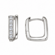 925 Silver Luxe Hoops