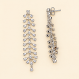 925 Silver Kim Diamond Earrings