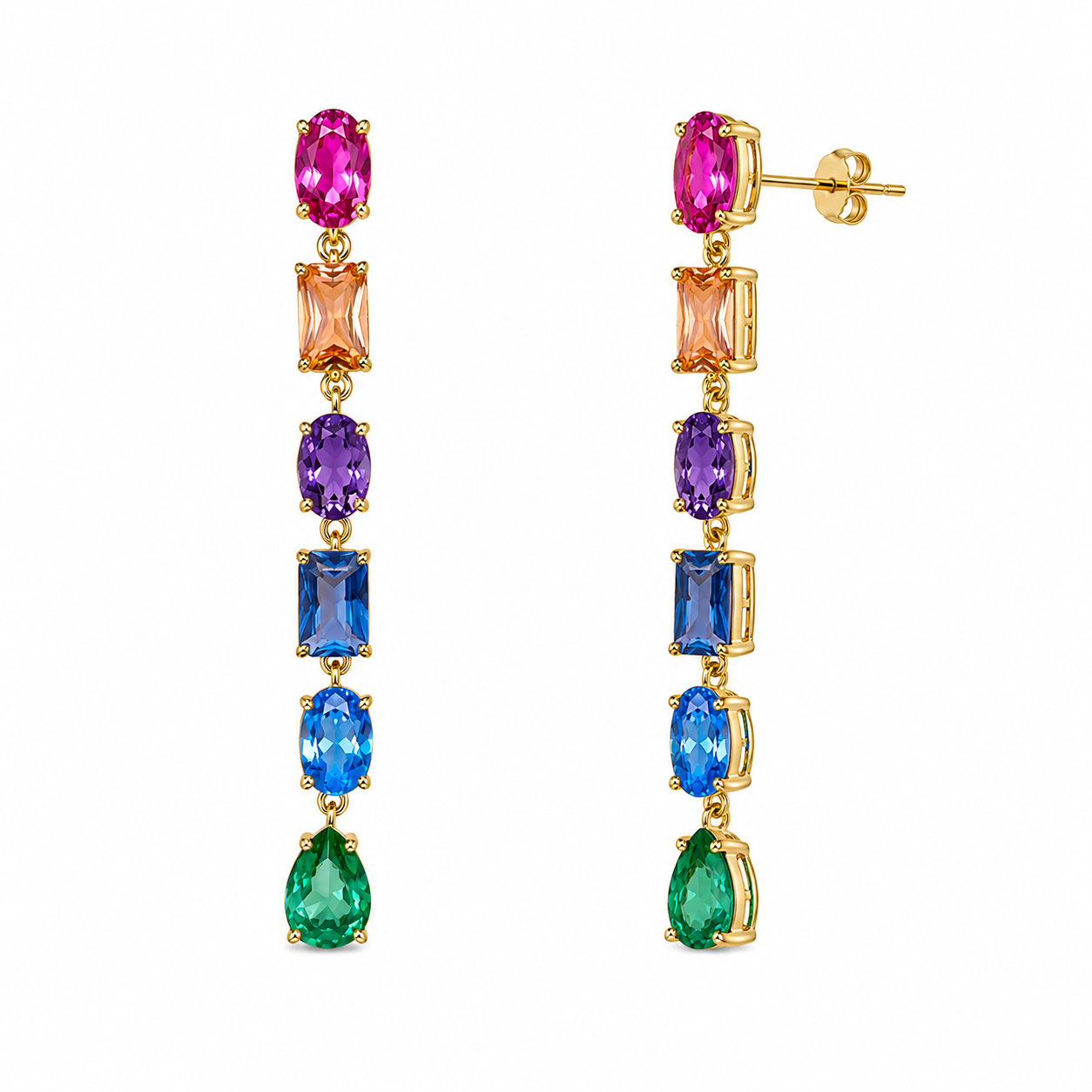 925 Silver Colour Pop Earring