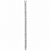 925 Silver Flower Diamond Bracelet