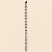 925 Silver Floral Cluster Bracelet