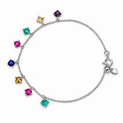 4-Pronged Charm Bracelet - Colourful