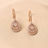Shanaya Earrings - Rose Gold Polish