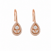 Shanaya Earrings - Rose Gold Polish