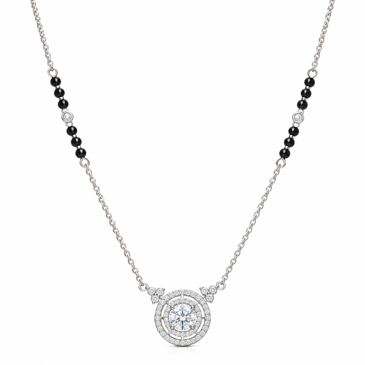 925 Silver Tanmaniya Mangalsutra