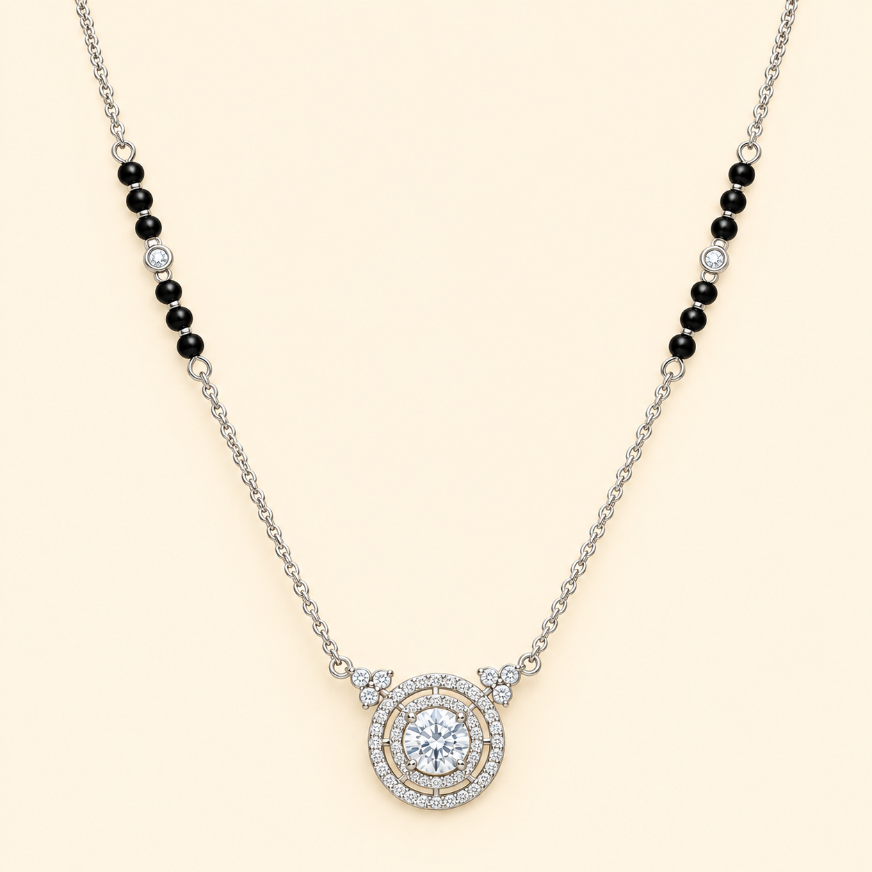 925 Silver Tanmaniya Mangalsutra