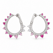 Sharpy Gradient Earrings - Pink