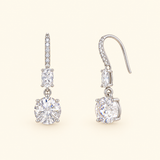 Oval & Round Drop Earring