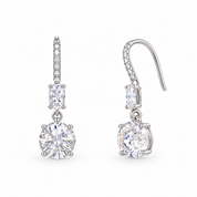 Oval & Round Drop Earring