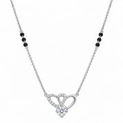 925 Silver Heartline Mangalsutra