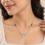 925 Silver Heartline Mangalsutra