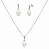 925 Silver Pearl Grace Set