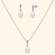 925 Silver Pearl Grace Set