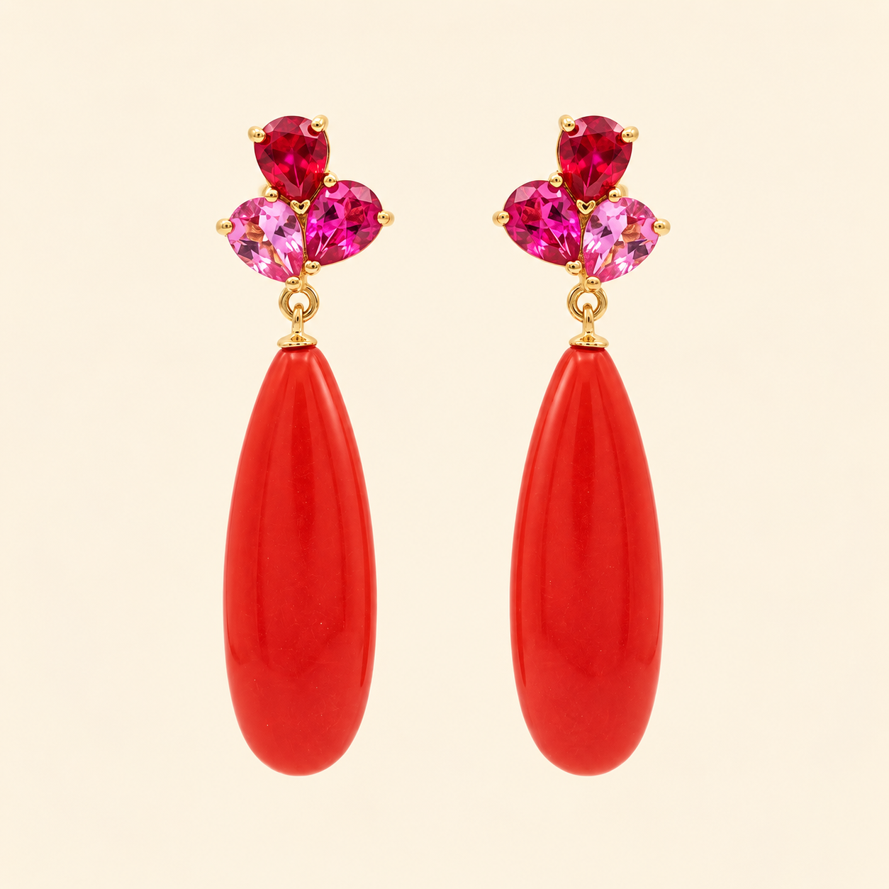 925 Silver Cosima Drop Earrings