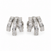Silver Sterling Queen Earring