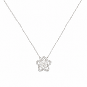 925 Silver Shiny Star Necklace
