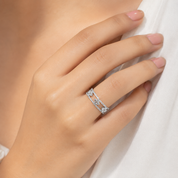 Daisy Diamond Free Size Ring