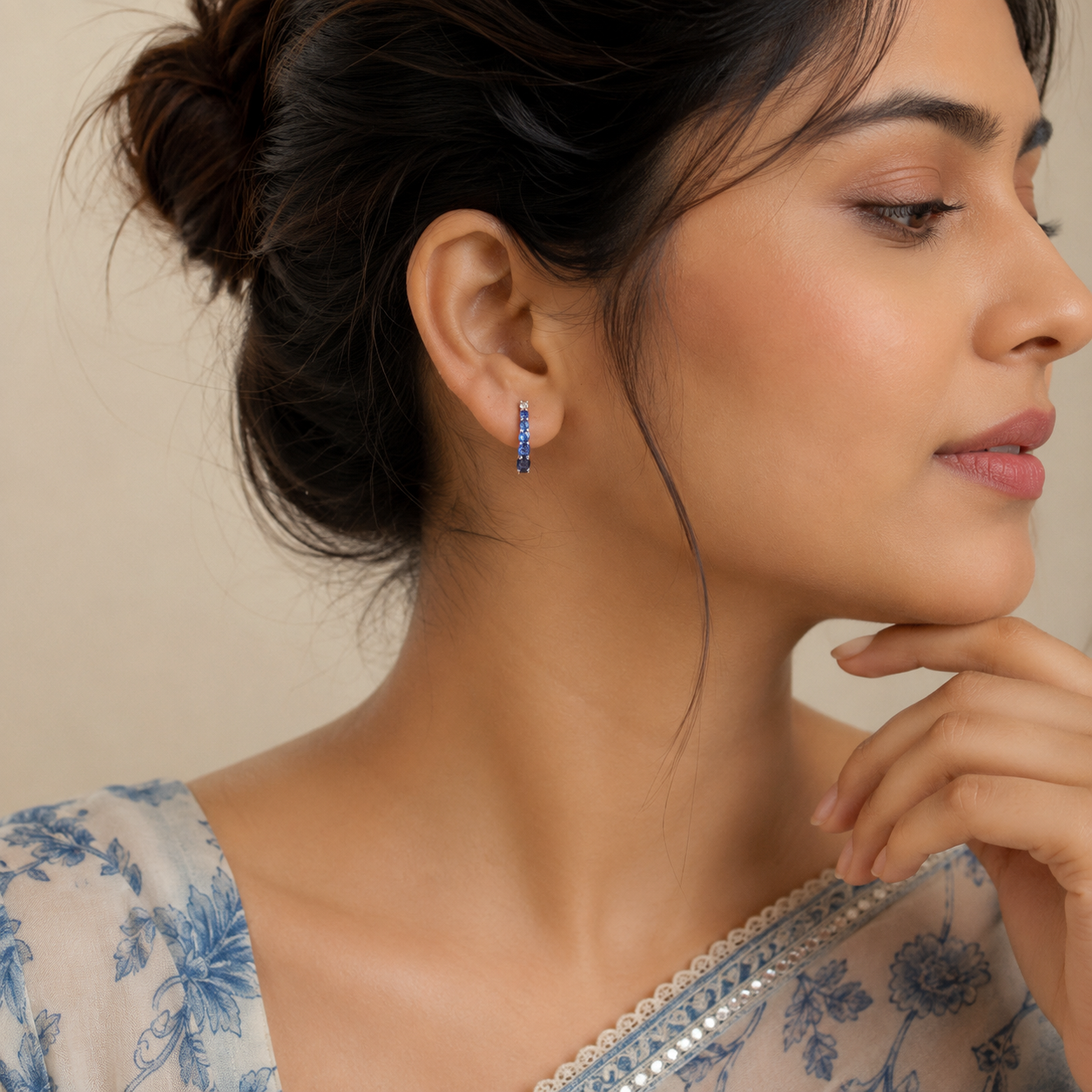 Rainbow Earrings - Blue