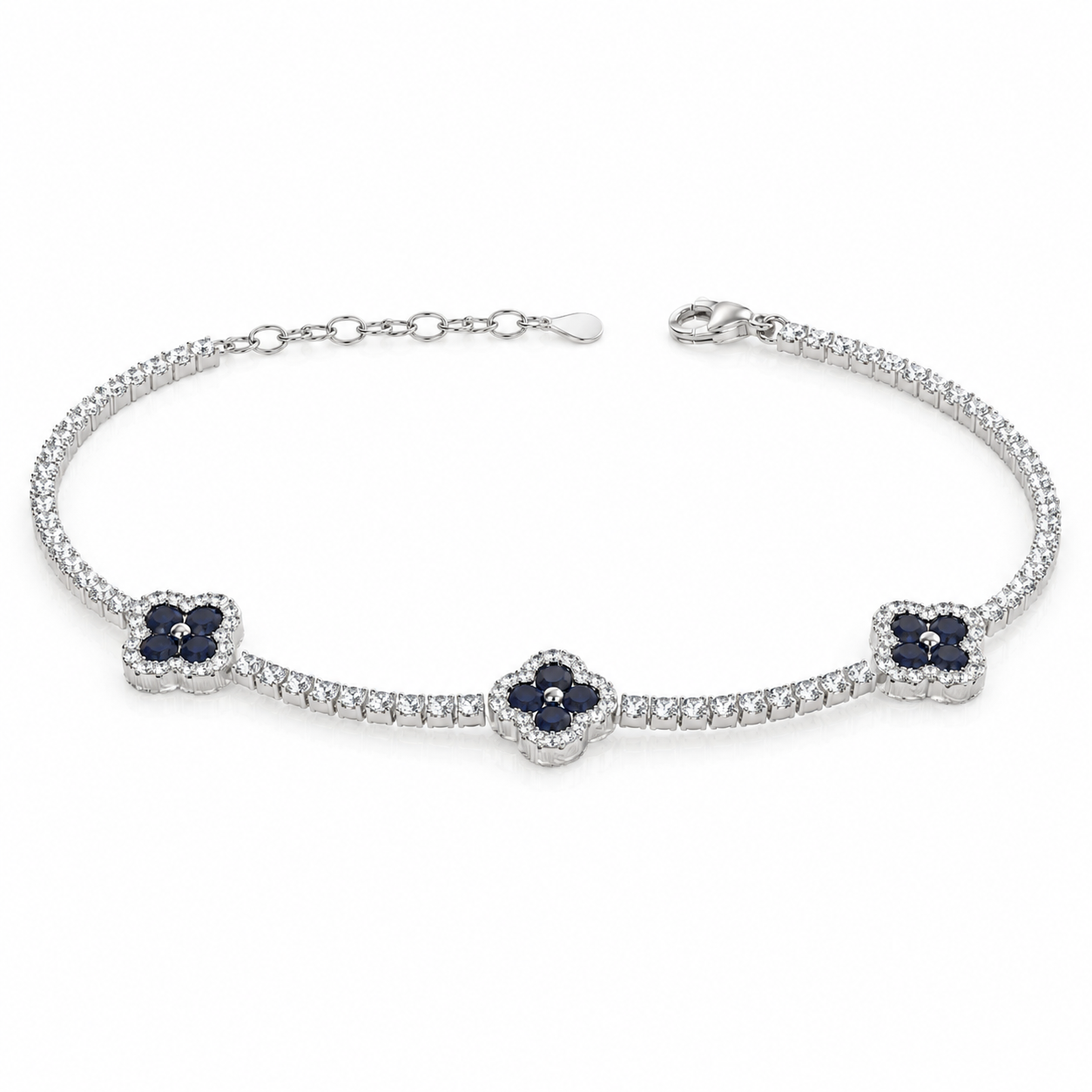 Clove Charm Bracelet- Blue