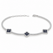 Clove Charm Bracelet- Blue