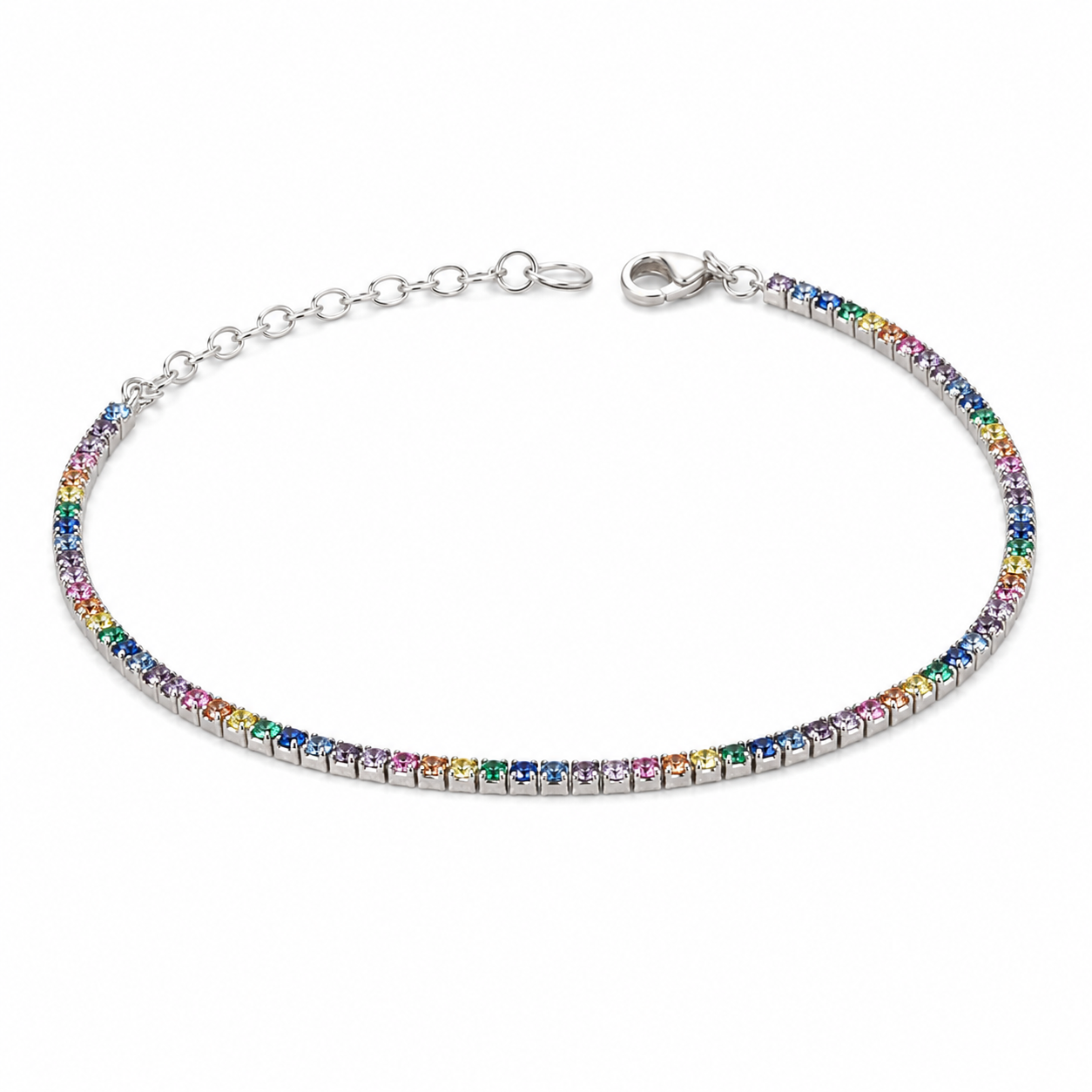Nikita colorful Tennis Bracelet