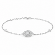 Diamond Tear Bracelet