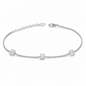 Zirconia Dust Tennis Bracelet