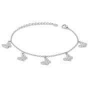 925 Silver Titli Charm Tennis Bracelet