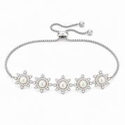 Opal Glow Adjustable Tennis Bracelet