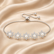 Opal Glow Adjustable Tennis Bracelet
