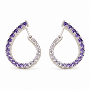 Gradient Earrings - Purple