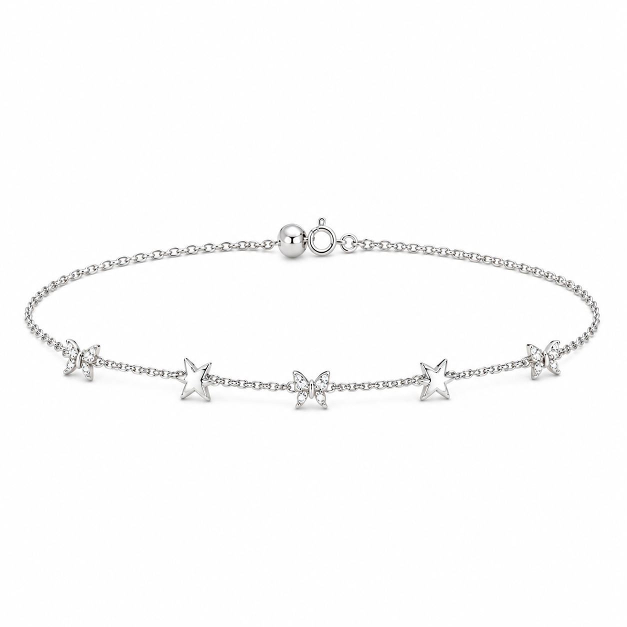925 Silver Papillon Bracelet
