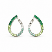 Gradient Earrings - Green