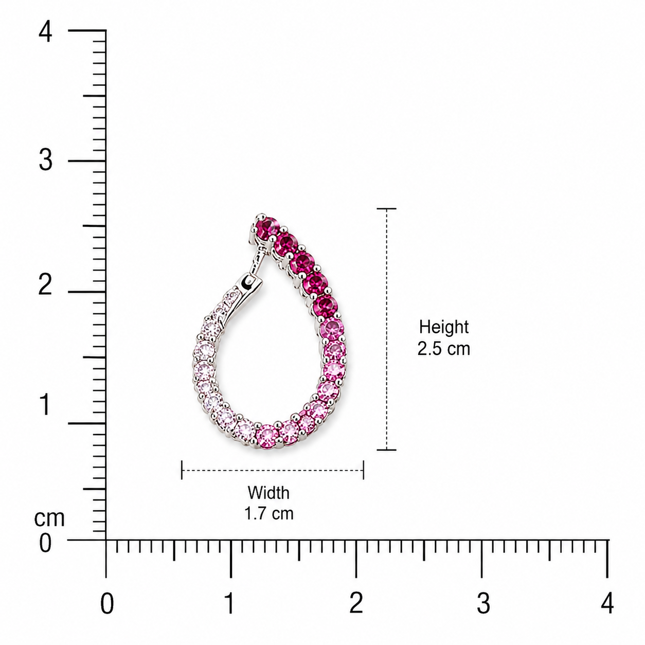 Gradient Earrings - Pink