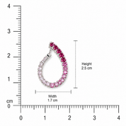 Gradient Earrings - Pink
