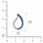 Gradient Earrings - Blue