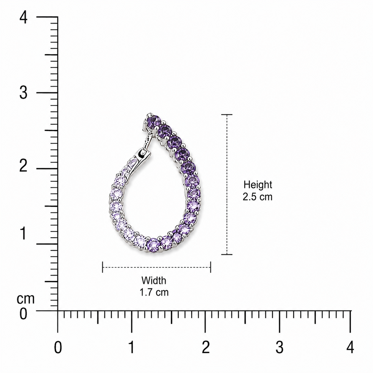 Gradient Earrings - Purple