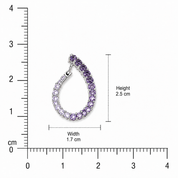Gradient Earrings - Purple